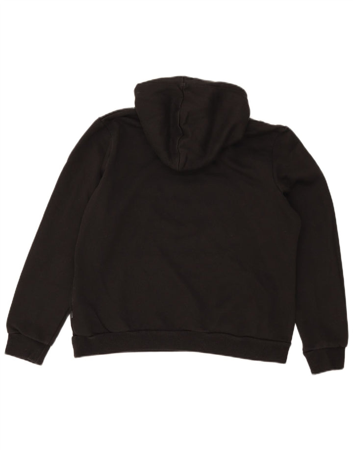 Puma Mens Hoodie Jumper Grande Algodão Preto