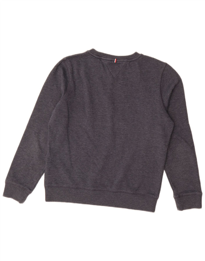 Moletom Tommy Hilfiger Menino 15-16 Anos Cinza Algodão