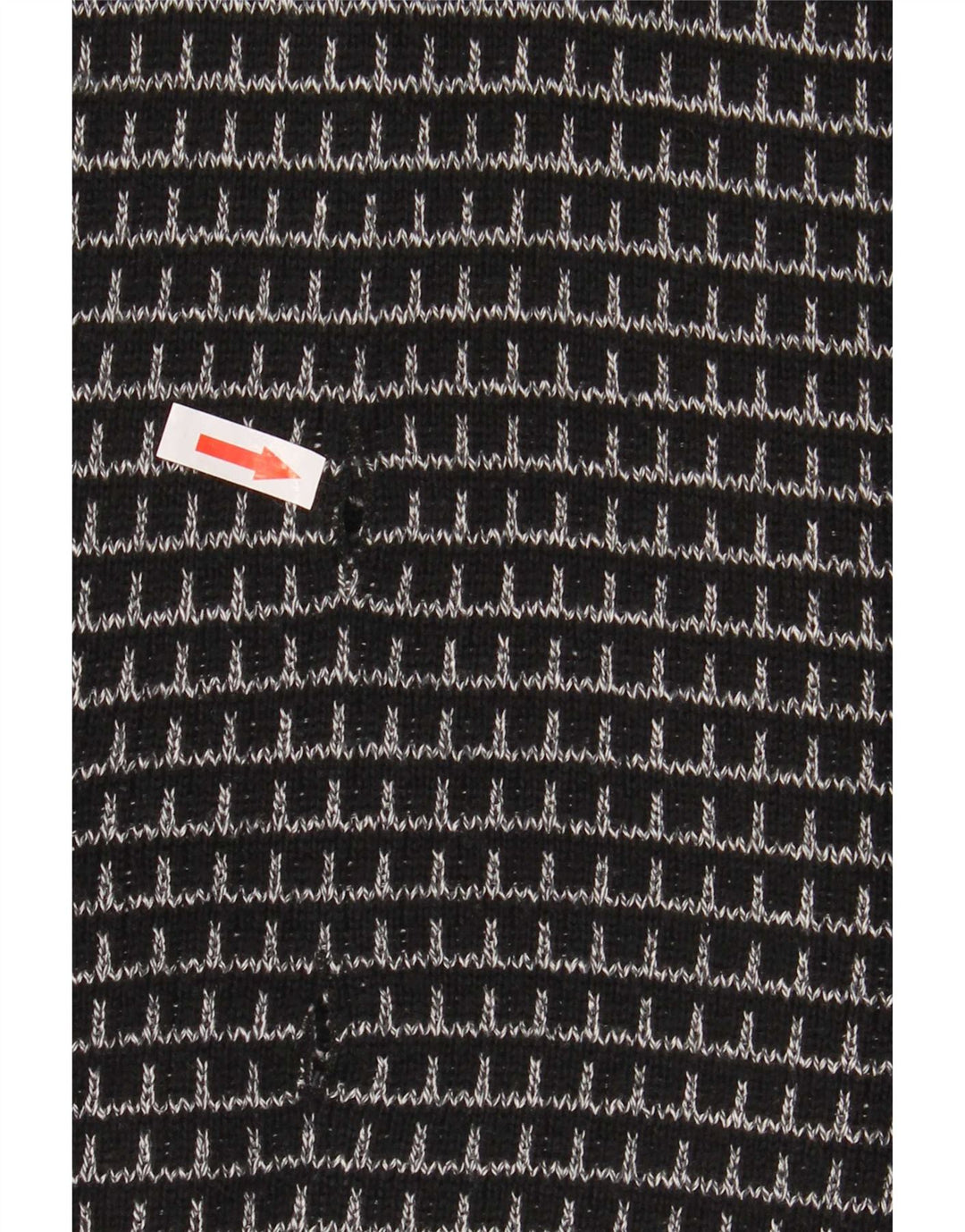 Suéter cardigã masculino Settebello XL preto xadrez acrílico
