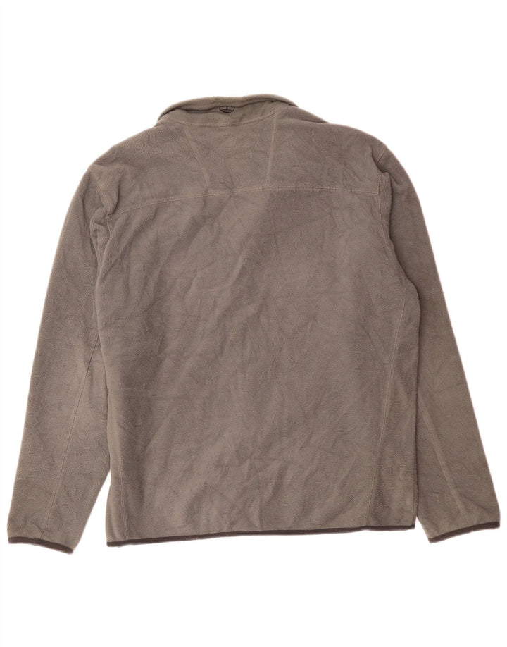 Jaqueta de lã masculina Timberland UK 40 grande poliéster cinza