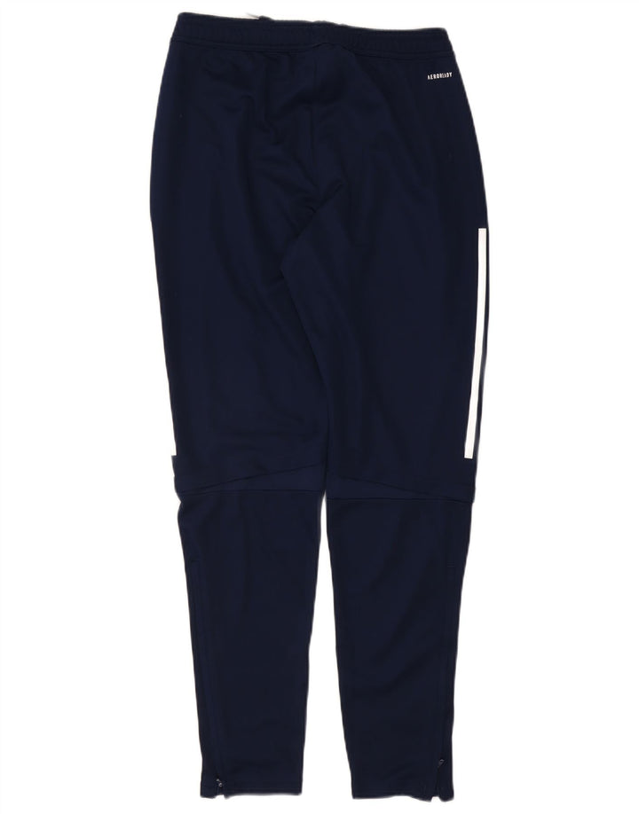 Calça de treino masculina Adidas Aeroready poliéster azul marinho médio
