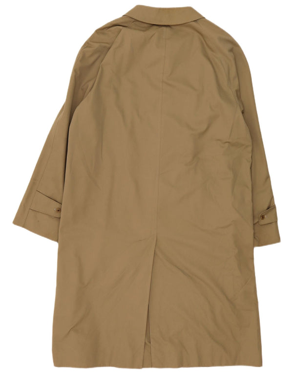 Casaco impermeável masculino Aquascutum UK 44 2XL algodão cáqui
