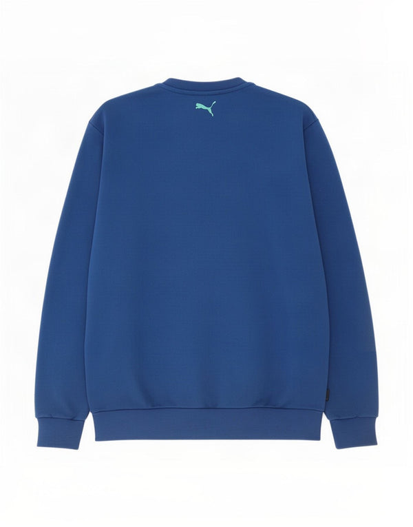 Puma Mens Graphic Moletom Jumper XL Azul