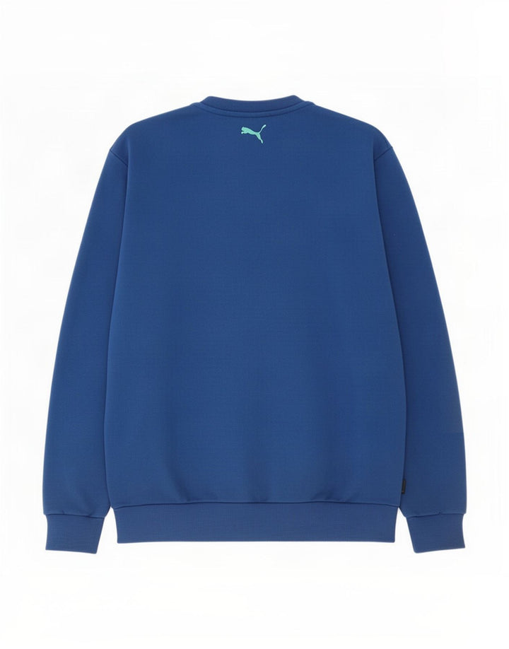 Puma Mens Graphic Moletom Jumper XL Azul