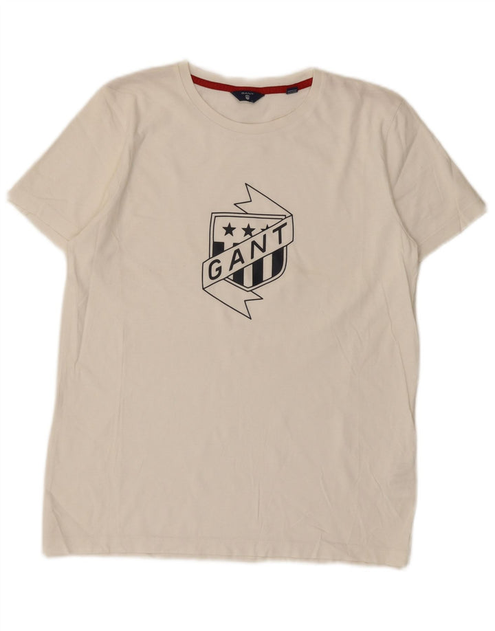 Camiseta Gant Boys Graphic 13-14 Anos Algodão Branco