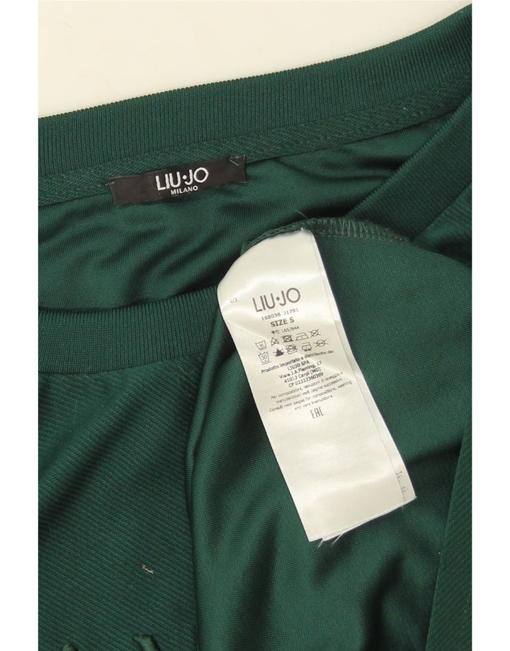 Liu Jo moletom feminino oversized gráfico Reino Unido 10 pequeno verde