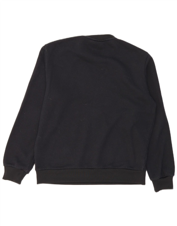 Suéter gráfico masculino DKNY de algodão preto médio