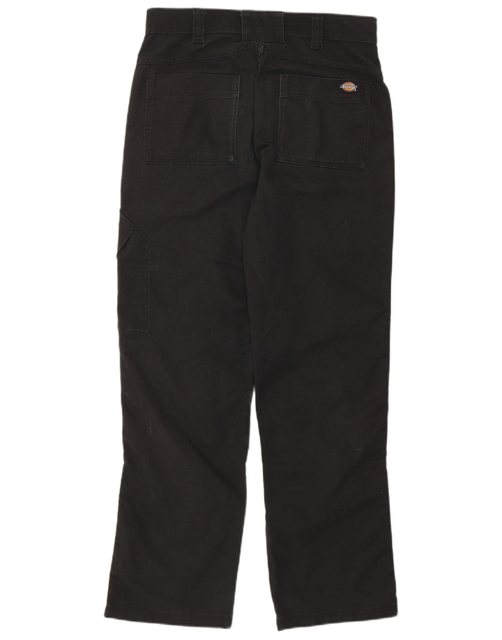 Calças cargo retas masculinas Dickies W30 L30 pretas