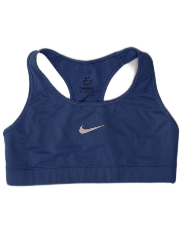 Sutiã esportivo Nike feminino Dri Fit Graphic esportivo pequeno azul poliéster