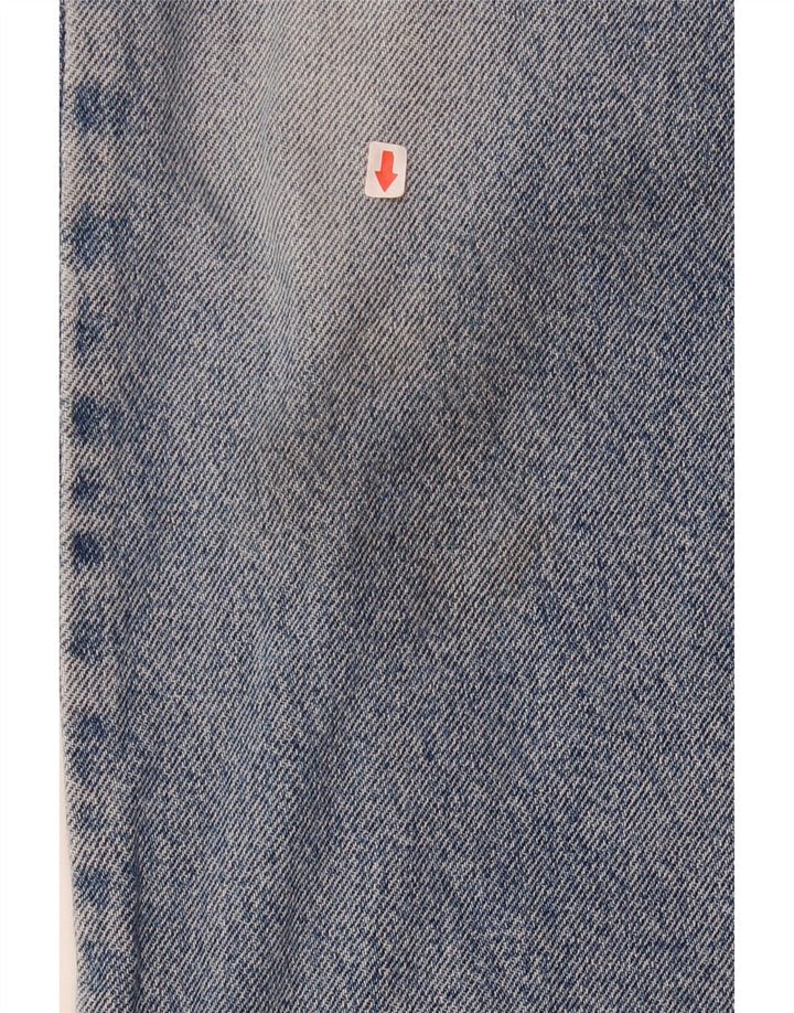 Lee Mens Straight Jeans W36 L34 Azul Algodão