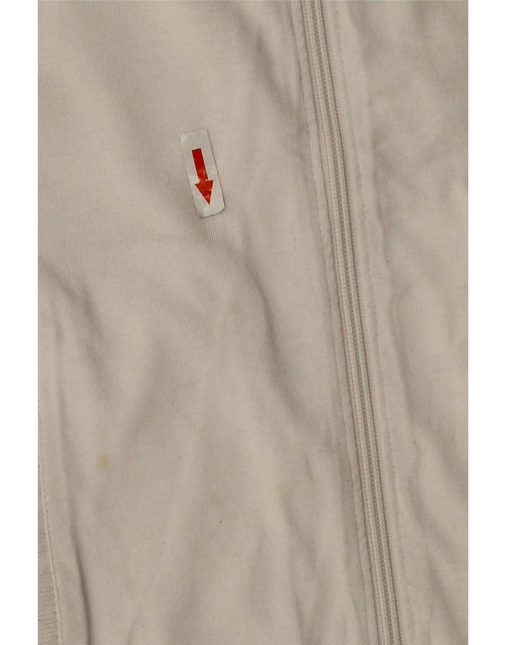 Lotto Womens Tracksuit Top Jacket UK 10 Pequeno Branco