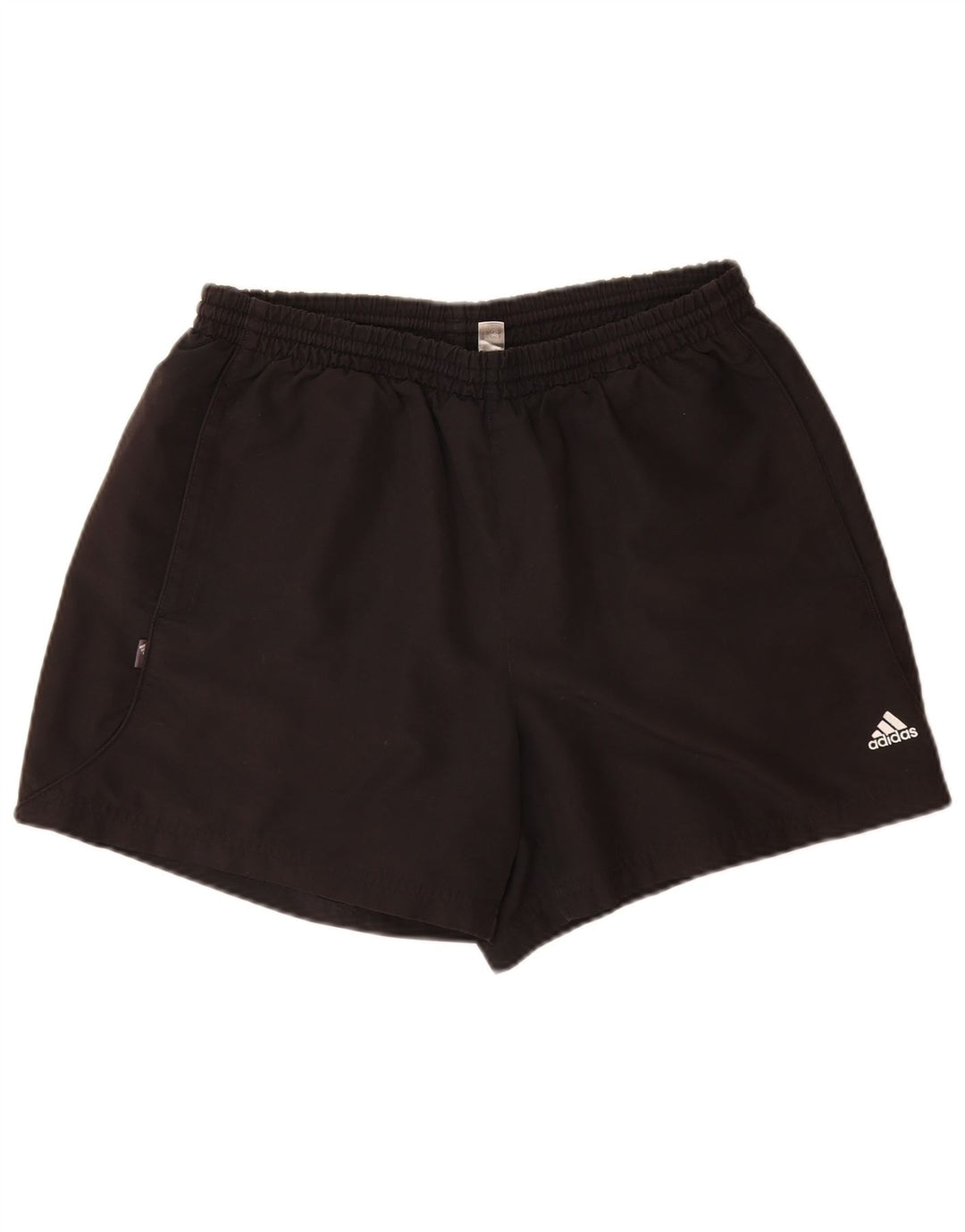 Shorts esportivos masculinos ADIDAS grande poliéster preto