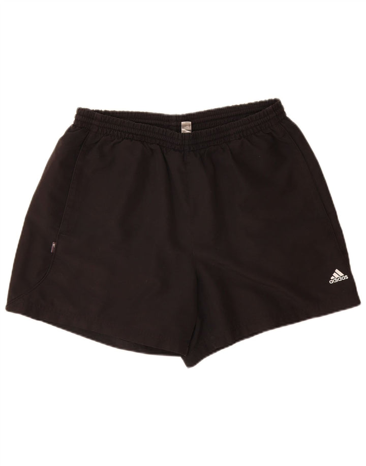 Shorts esportivos masculinos ADIDAS grande poliéster preto