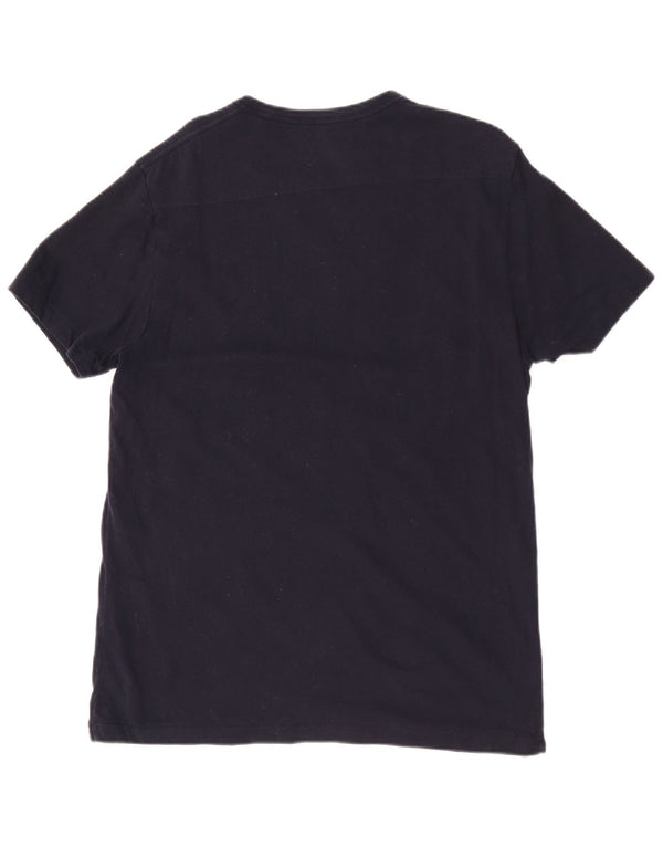 Camiseta masculina French Connection de ajuste regular com estampa gráfica azul médio