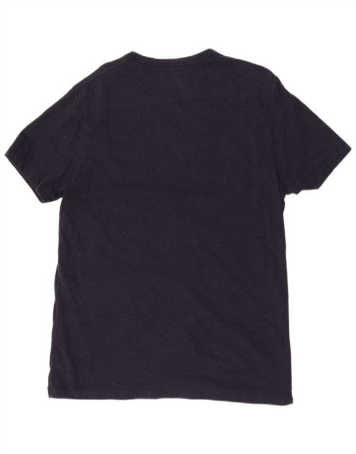 Camiseta masculina French Connection de ajuste regular com estampa gráfica azul médio