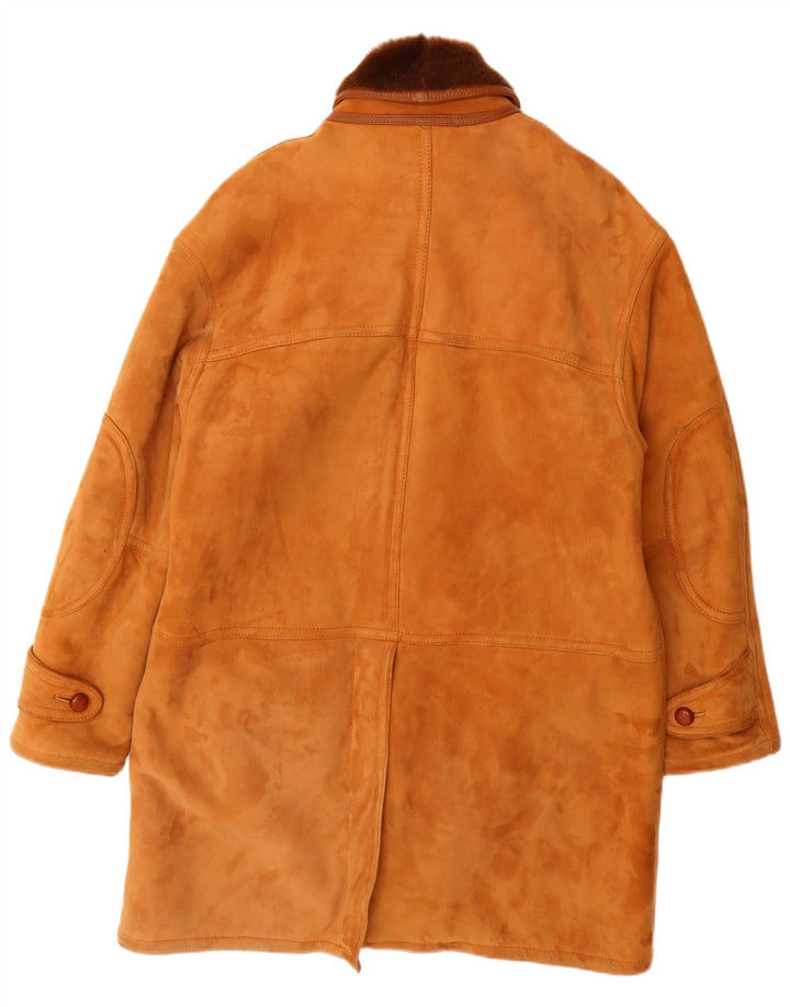 Sobretudo masculino Cleiren Shearling IT 50 grande bege shearling