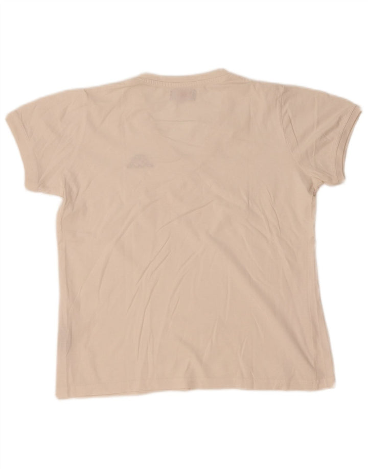 Camiseta feminina Kappa UK 16 grande algodão branco