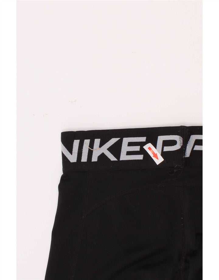 Leggings Nike Dri Fit Graphic para meninas de 8 a 9 anos, pequenas, pretas, poliéster