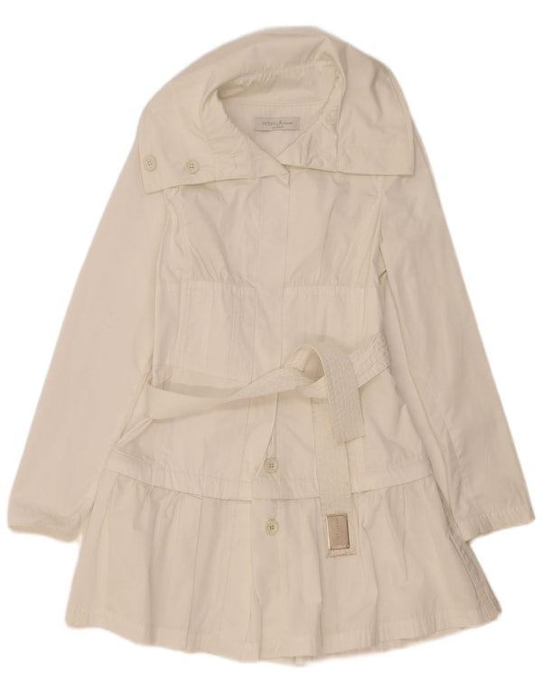Guess By Marciano Casaco feminino IT 40 pequeno poliéster branco