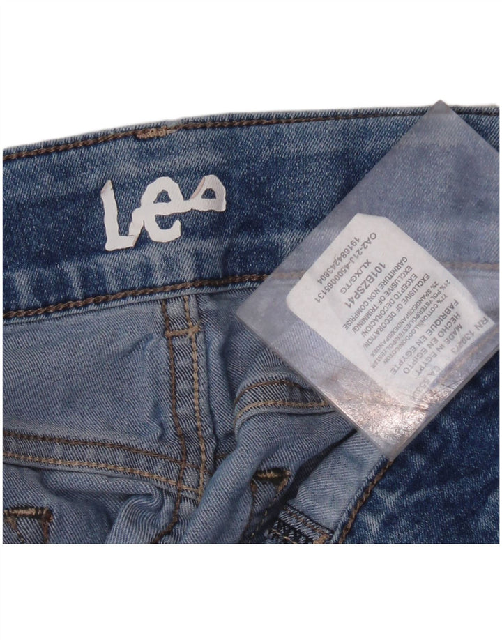 LEE Jeans Skinny Feminino XL W38 L27 Azul Algodão