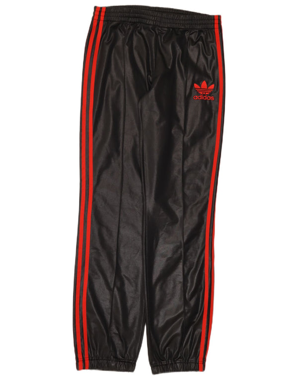 Adidas Womens Tracksuit Calças Joggers UK 10 Pequeno Poliéster Preto