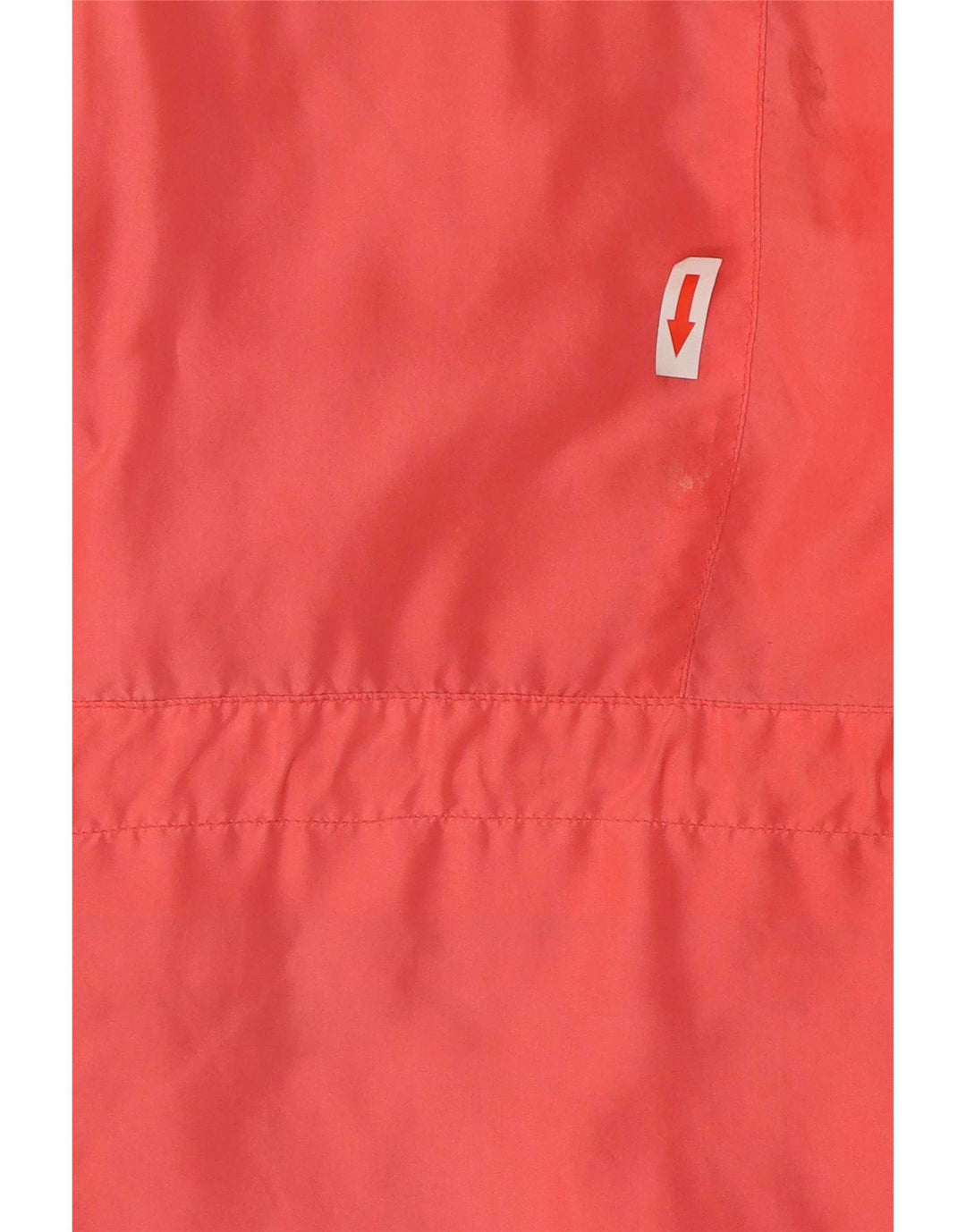 Jaqueta corta-vento feminina vintage UK 18 XL seda rosa