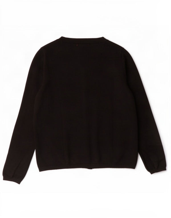 Suéter cardigã feminino Guess UK 12 médio preto viscose