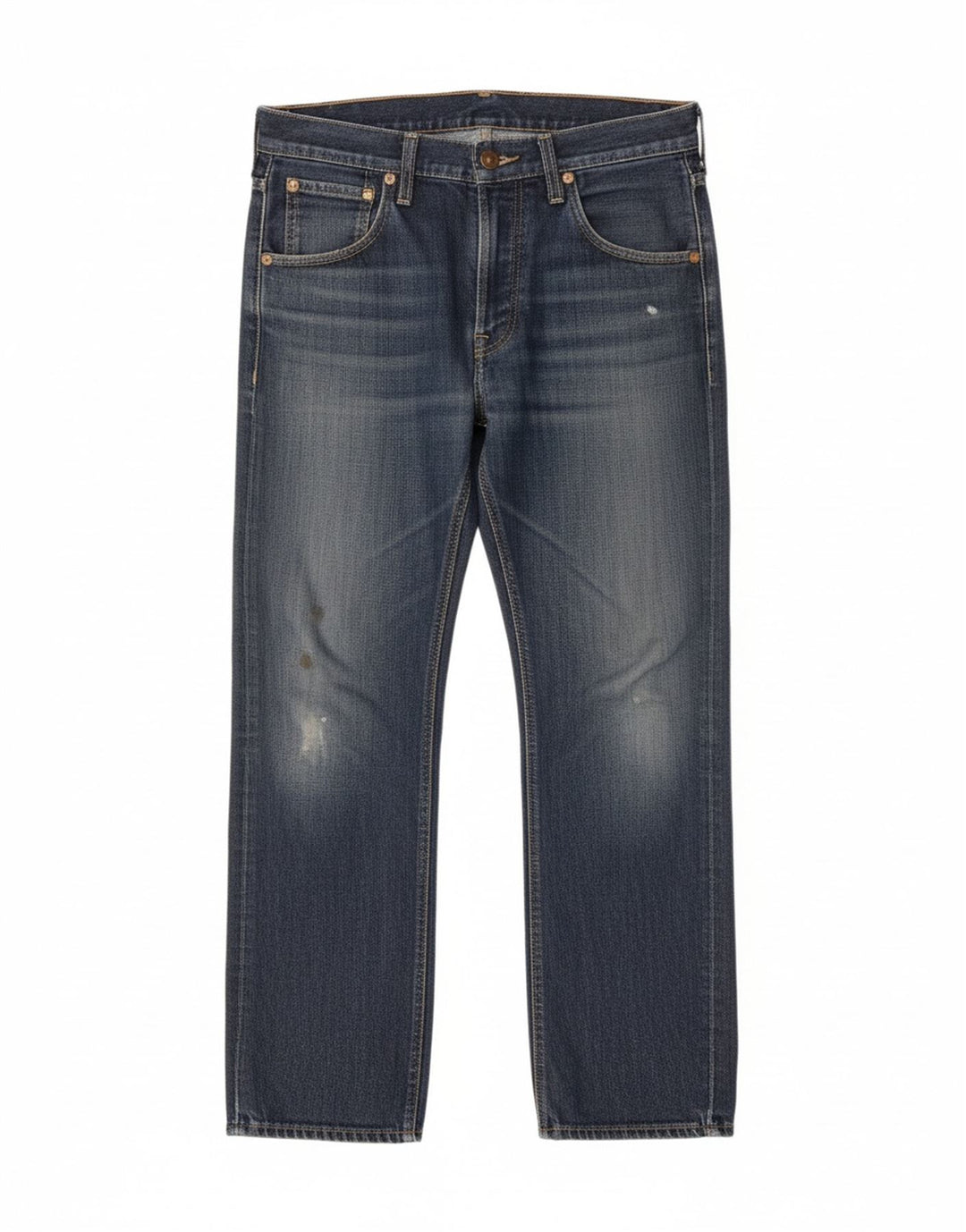 Calça jeans feminina Crank Straight WRANGLER W33 L31 algodão azul
