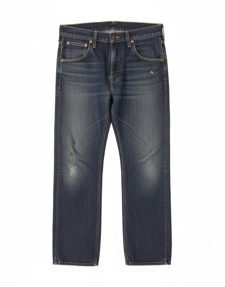 Calça jeans feminina Crank Straight WRANGLER W33 L31 algodão azul