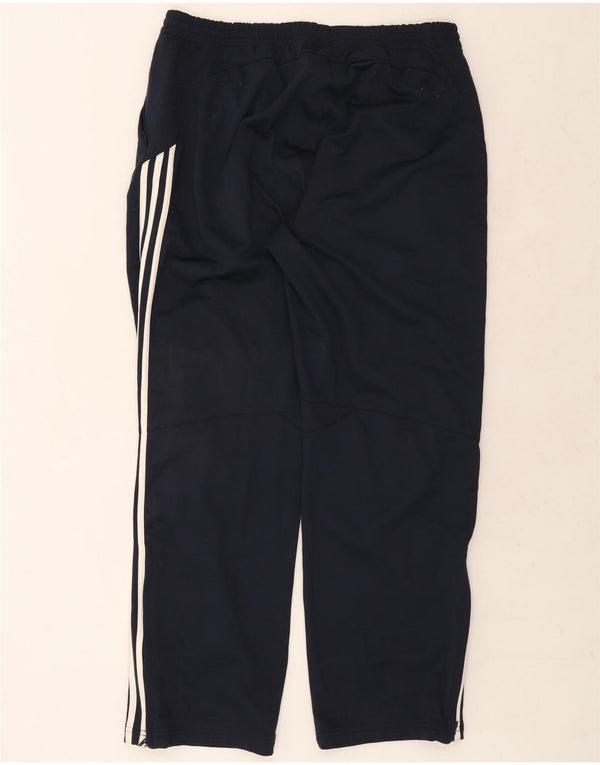 Calça de treino masculina Adidas 2XL poliéster azul marinho