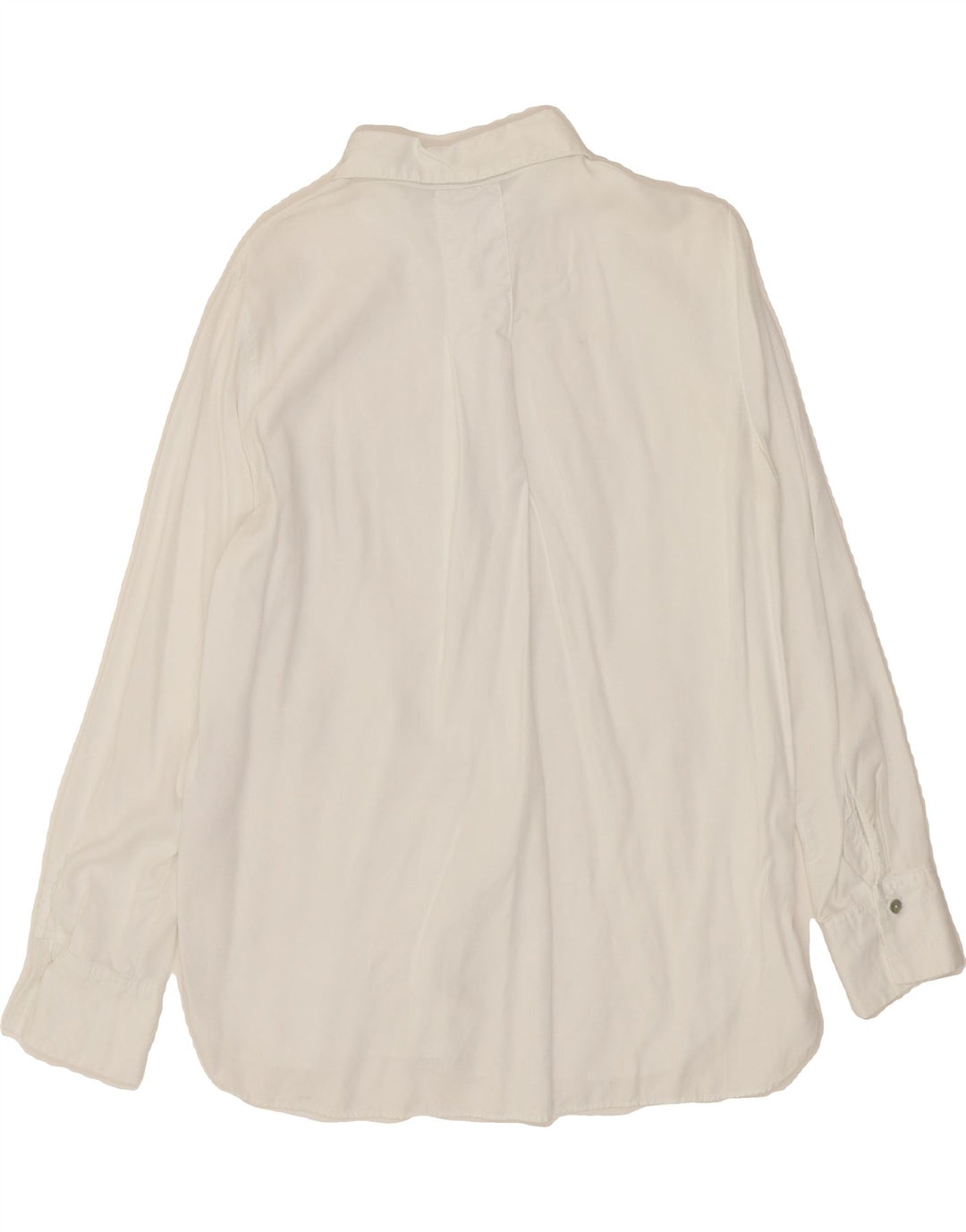 Camisa feminina MASSIMO DUTTI EU 38 pequena branca Lyocell
