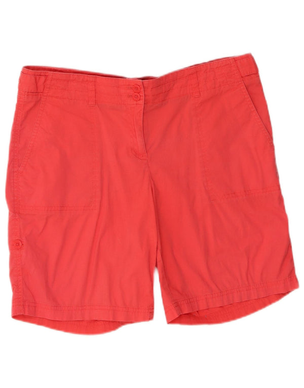 Nautica Shorts Chino Feminino US 10 Grande W32 Algodão Rosa