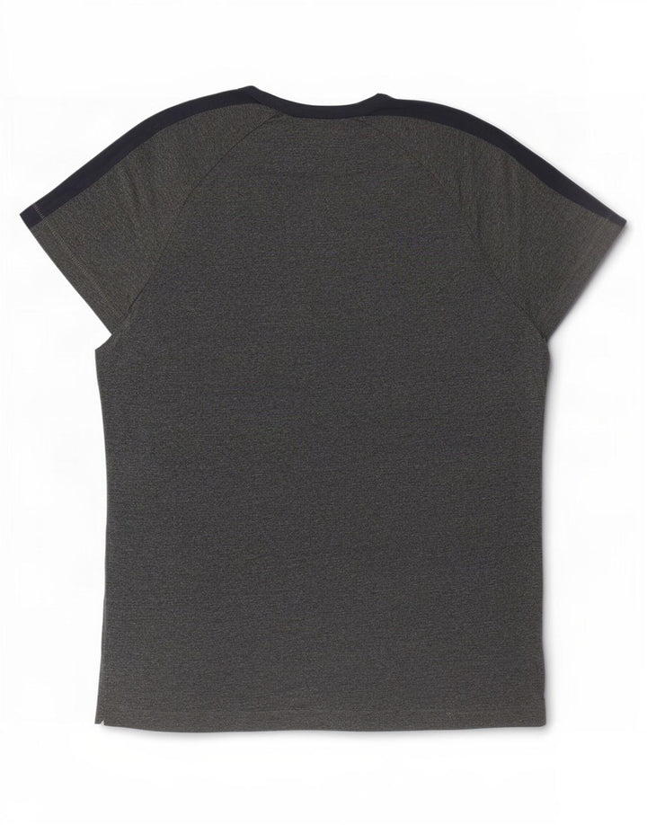 Camiseta masculina French Connection Top XL cinza colorblock algodão