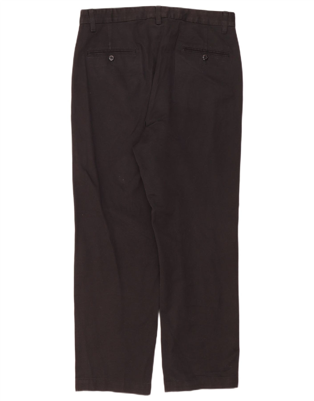 Calça chino reta masculina DKNY W33 L28 algodão preto