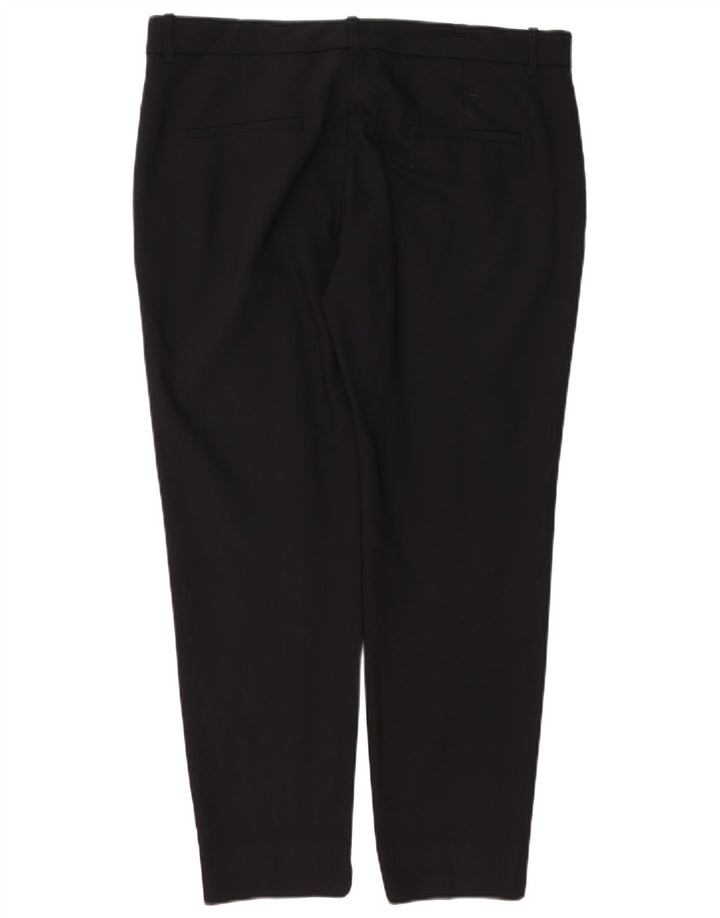 Calça Chino Slim Feminina Zara XL W32 L26 Poliéster Preto