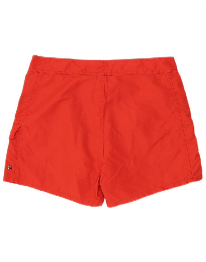 Shorts de natação Sundek masculino gráfico médio vermelho nylon