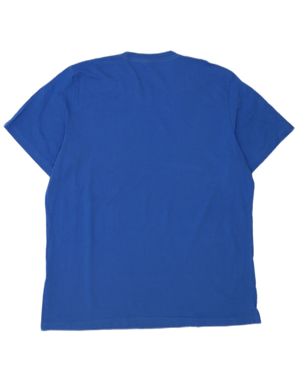 Camiseta masculina ADIDAS com estampa gráfica 2XL algodão azul