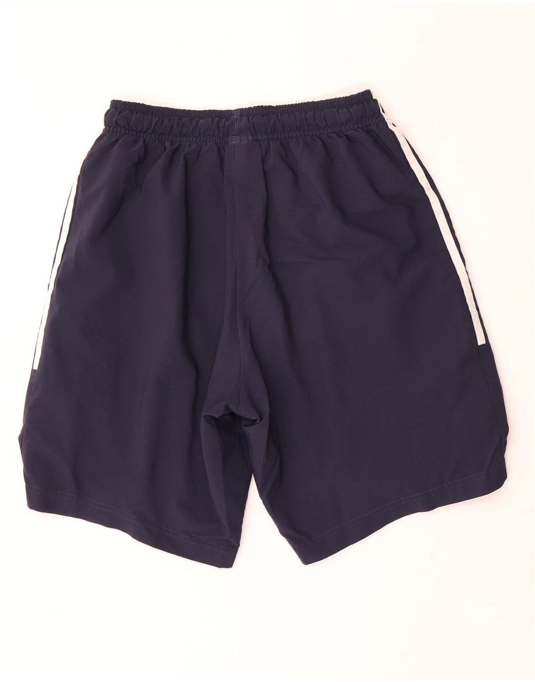 Shorts esportivos masculinos Adidas pequenos poliéster azul marinho