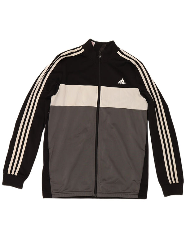 Jaqueta Adidas Boys Primegreen Tracksuit Top 15-16 Anos Preto Colorblock