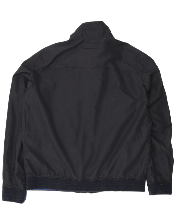 Jaqueta bomber masculina Gant UK 42 XL poliéster azul marinho