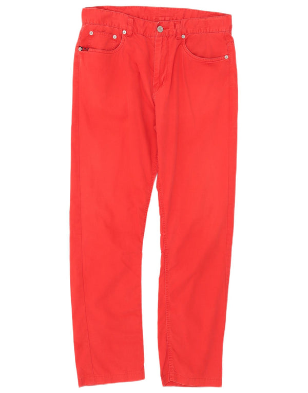 Calça masculina Kappa Perfect Fit Slim Casual IT 48 Médio W33 L27 Algodão Vermelho