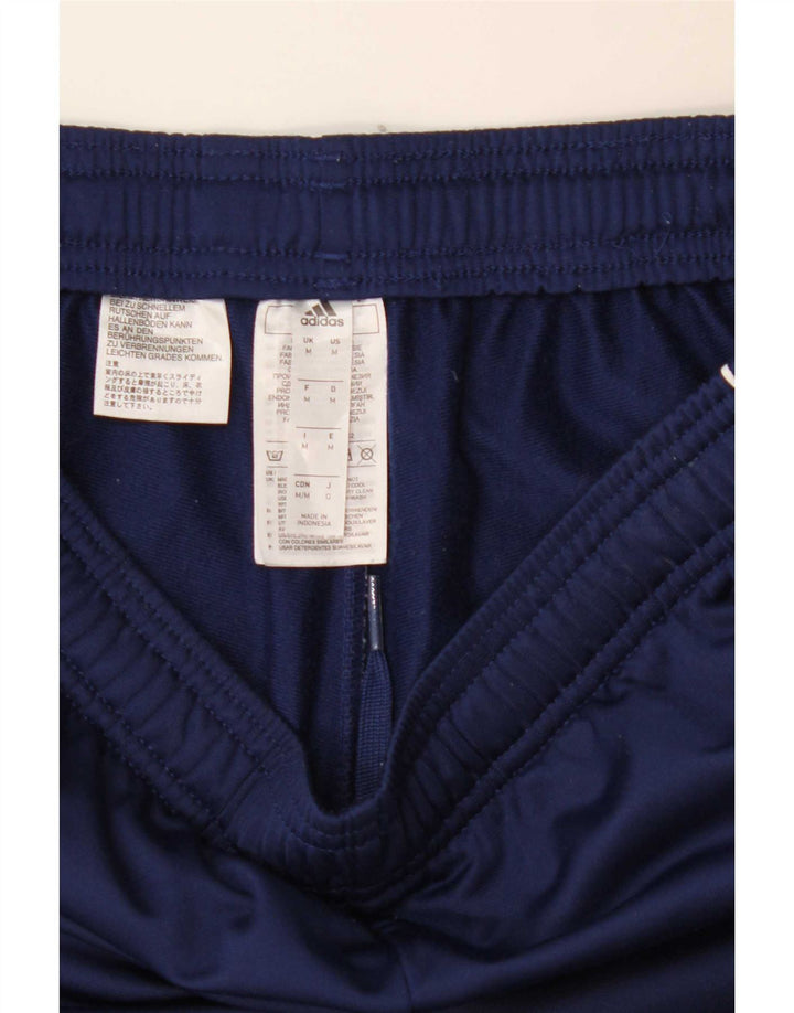 Calça de treino masculina Adidas médio azul marinho poliéster