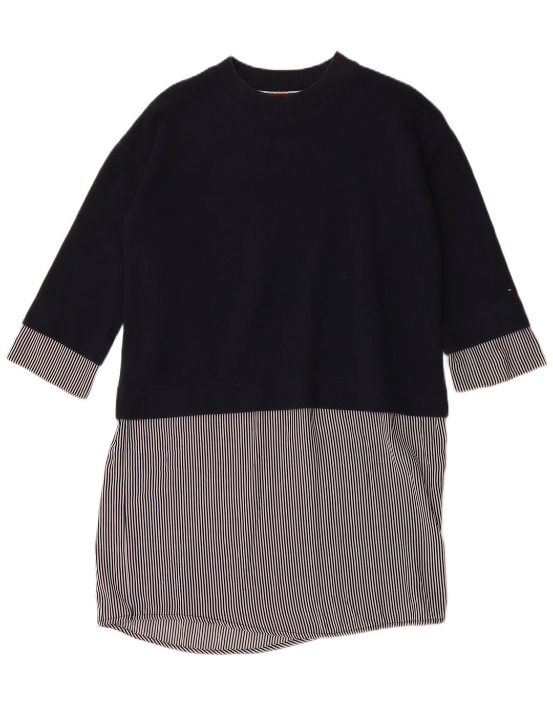 Vestido feminino TOMMY HILFIGER UK 14 médio azul marinho colorblock