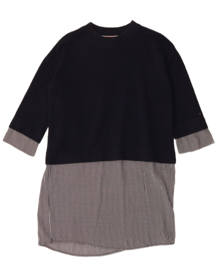 Vestido feminino TOMMY HILFIGER UK 14 médio azul marinho colorblock