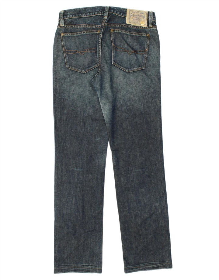 Jeans retos femininos RALPH LAUREN W28 L30 algodão azul