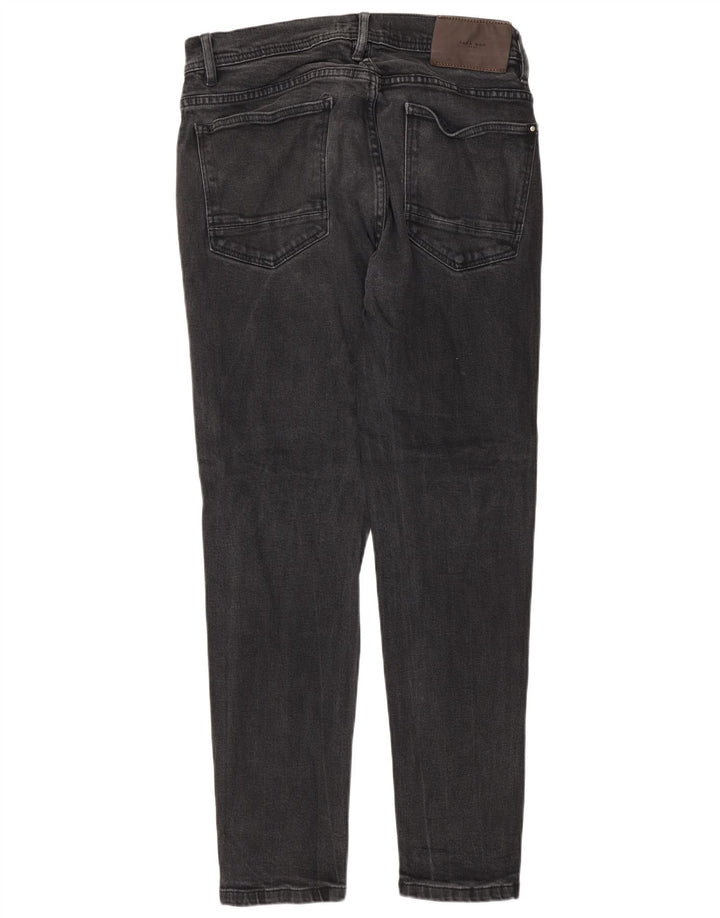 Zara Mens Slim Jeans EU 44 Grande W34 L30 Cinza Algodão