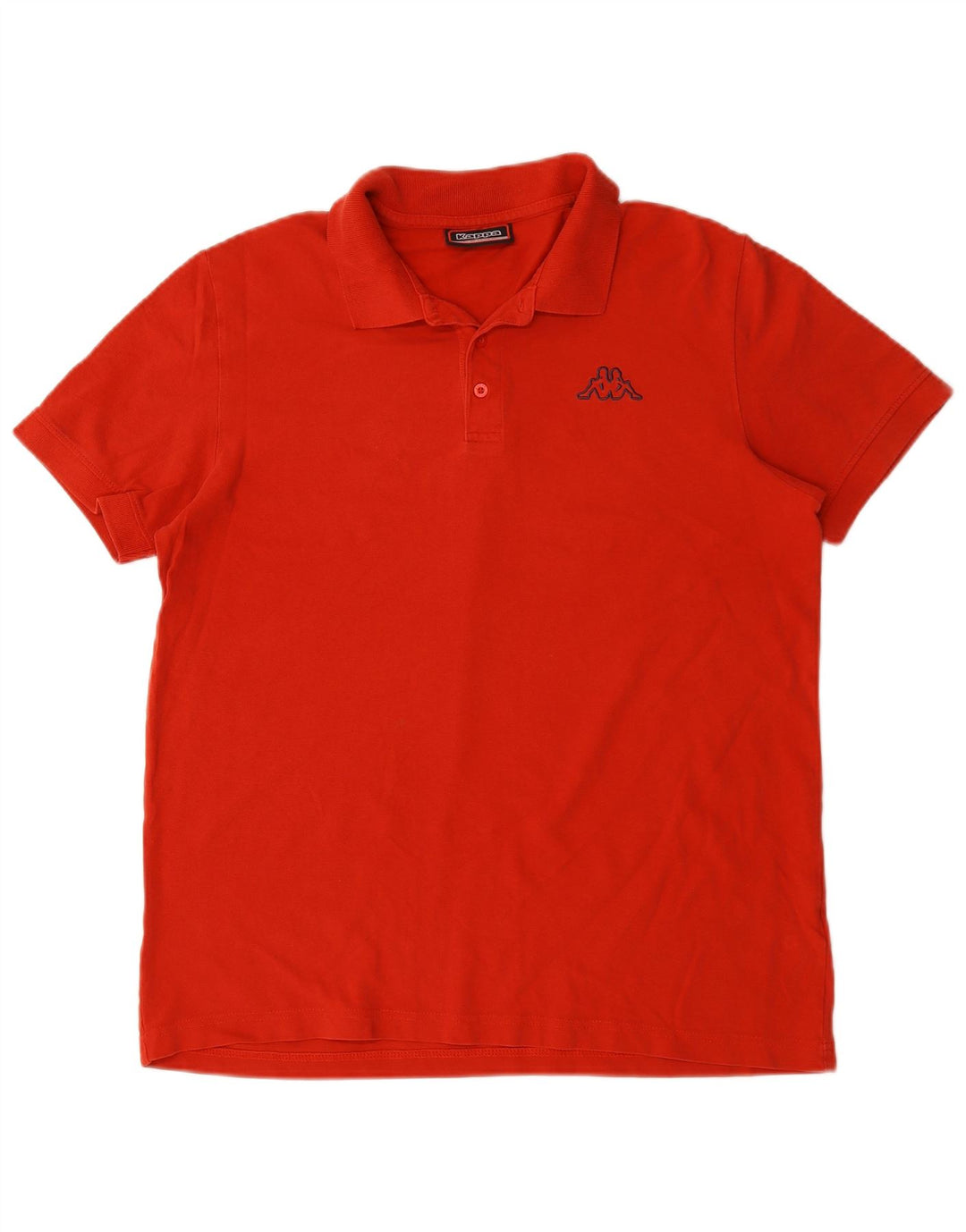 Camisa polo masculina Kappa grande algodão vermelho