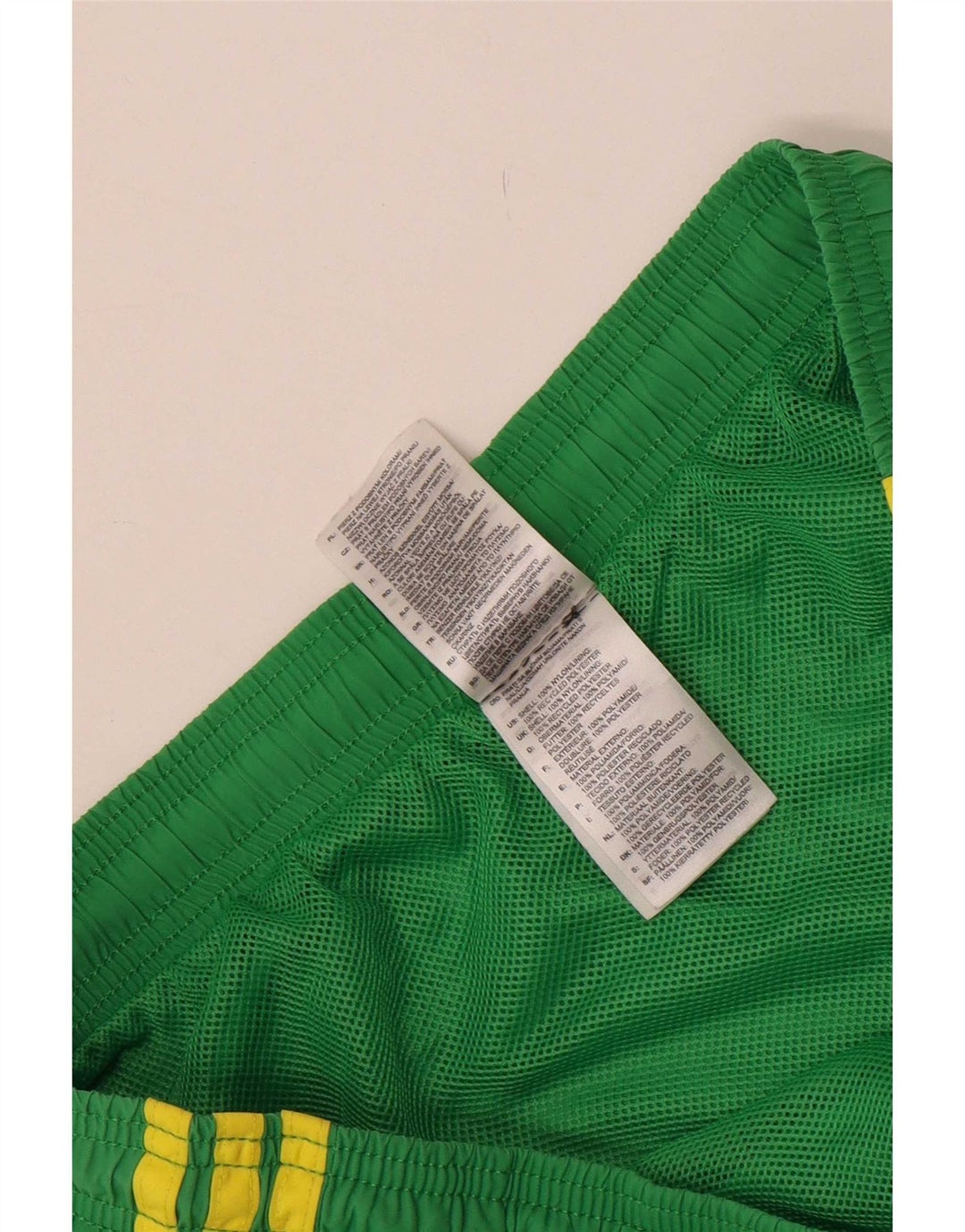 Shorts esportivos masculinos Adidas grande nylon verde