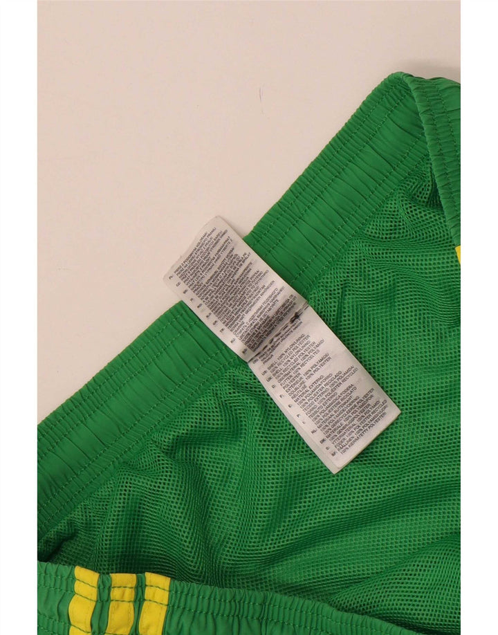 Shorts esportivos masculinos Adidas grande nylon verde
