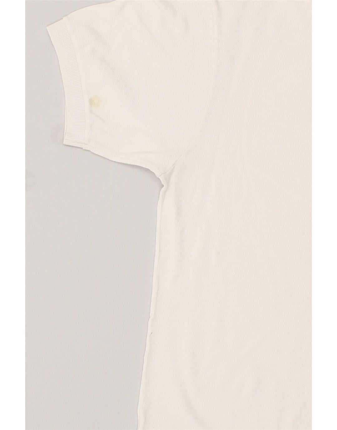 Camisa polo masculina LACOSTE tamanho 3 pequeno algodão branco